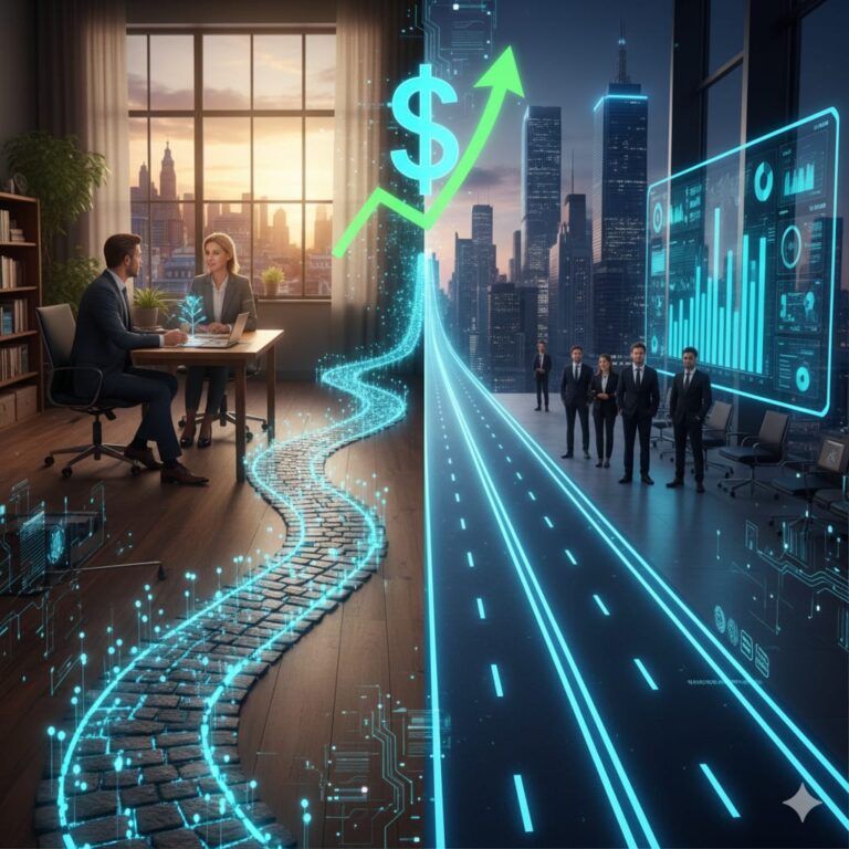 Boutique vs large business growth consulting firms comparison chart