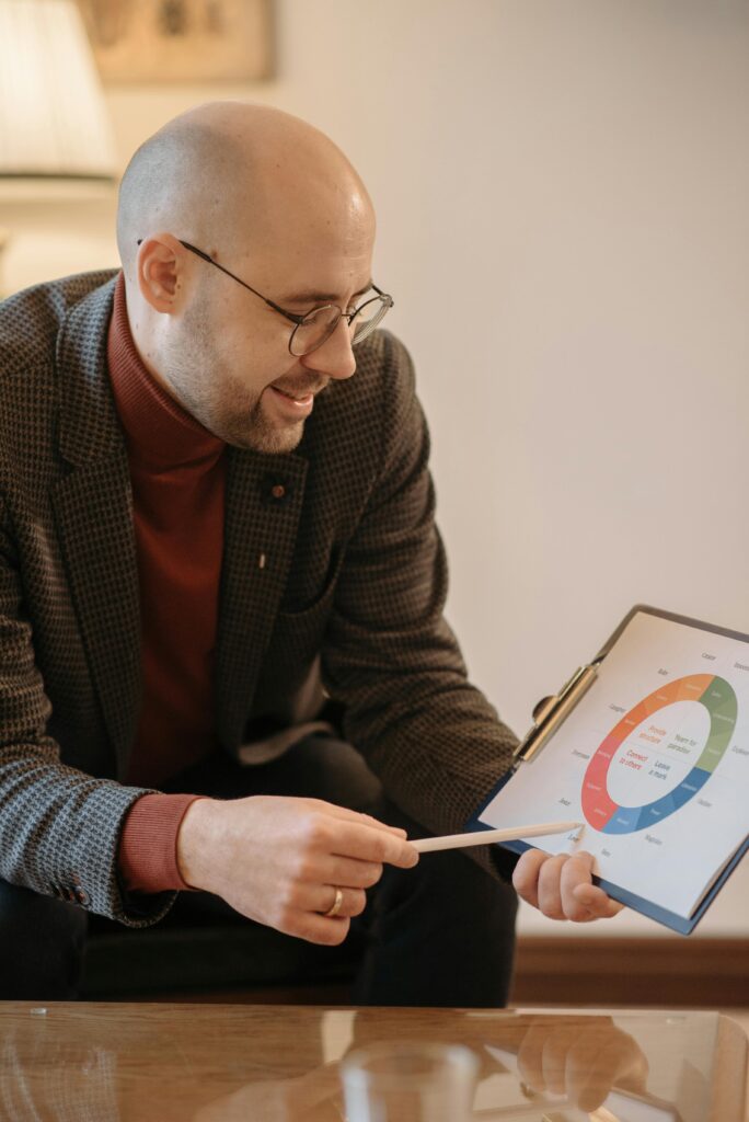 Leadership reviewing growth performance data to improve system-level execution and decision-making